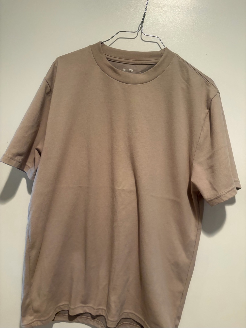 Hollister Men’s Short Sleeve Crewneck Tee - Taupe